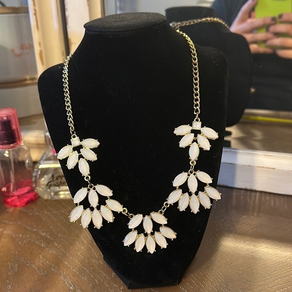 Jewelry - White flower pedal necklace - bought at Nordstrom rack